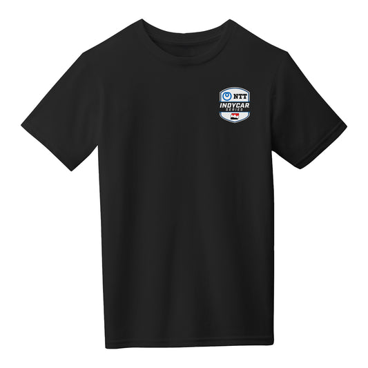 Youth 2025 NTT INDYCAR Series Schedule T-Shirt - Front View