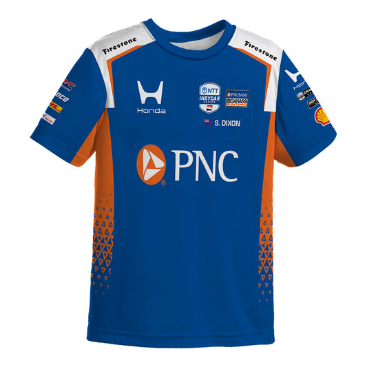 2026 Youth Scott Dixon PNC Jersey In Blue - Front View