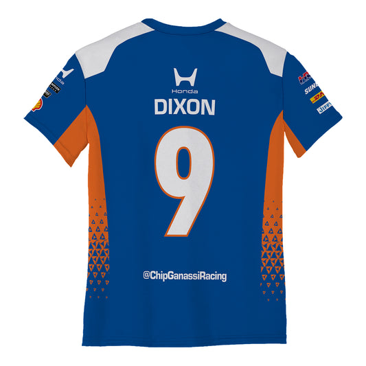 2026 Youth Scott Dixon PNC Jersey In Blue - Back View