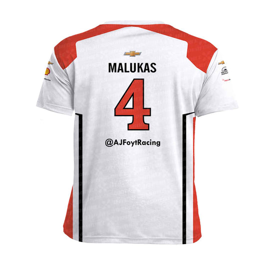 2025 David Malukas Jersey - Back View