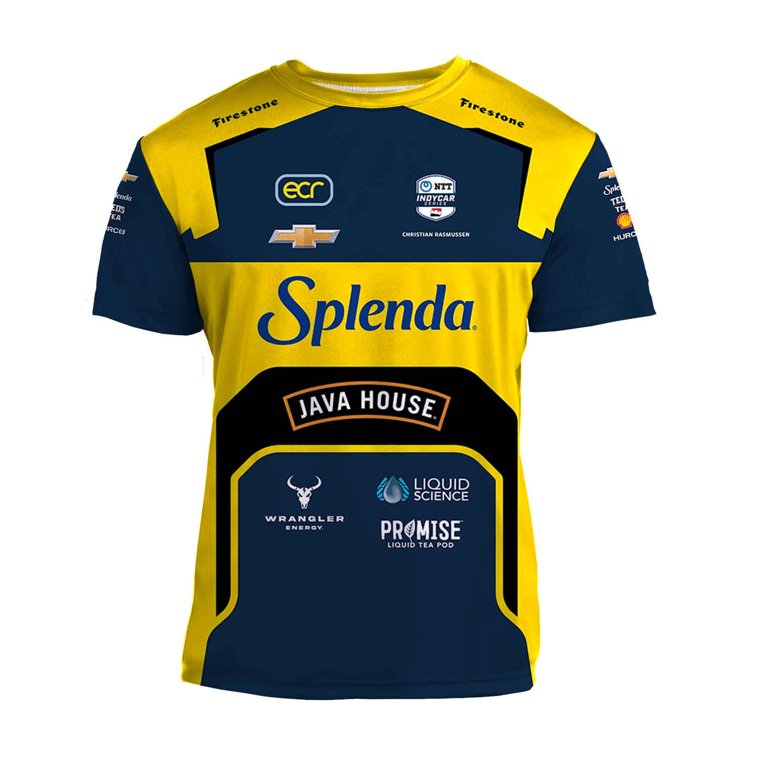 2025 Christian Rasmussen Jersey in Blue - Front View