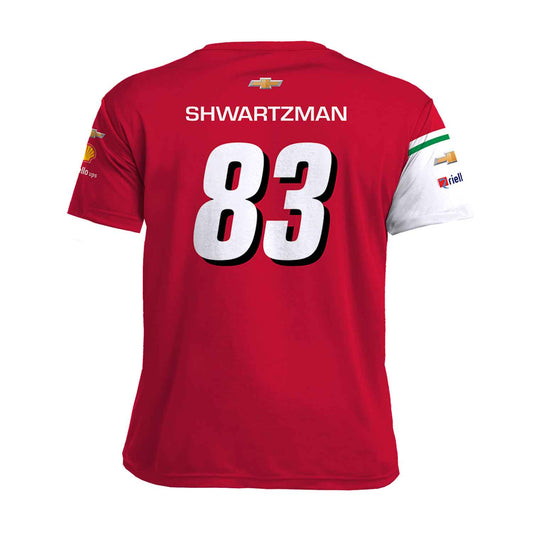 2025 Robert Shwartzman Jersey - Back View