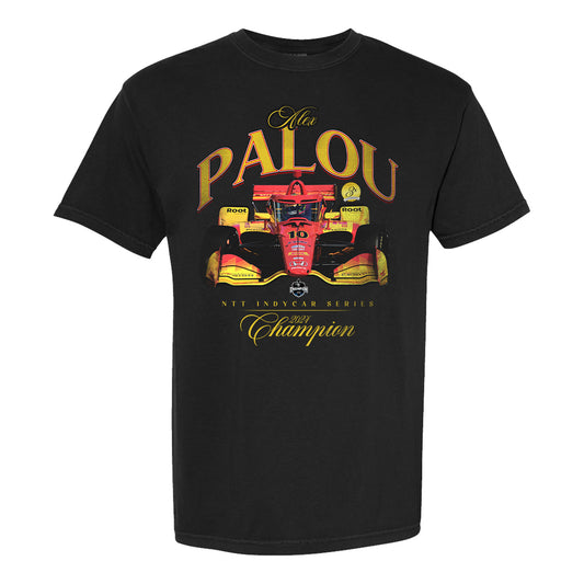 2024 NTT INDYCAR Series Champion - Alex Palou T-Shirt - Front View