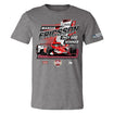 2022 Indy 500 Champion T-shirt Heather Grey - Front View