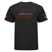 2022 Force Indy Racing 99 Shirt in Black - Back View