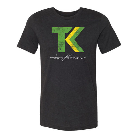 2022 Tony Kanaan Logo Shirt in Black - Front View