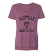 2022 Ladies Big Machine Music City Grand Prix Scoop Shirt in Plum - Front View