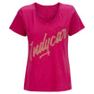 IndyCar Ladies Adore Pocket T-shirt in Pink - Front View