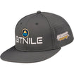 2022 Conor Daly Bitnile Flat Bill Snap Back in Gray - Left View