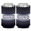 Carlin Racing Team Can Cooler in black - Front and Back View