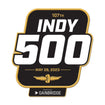 2023 Indianapolis 500 Event Hatpin in Black, Gold & White - Front View