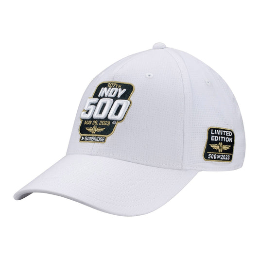 2023 Indianapolis 500 SF #'D Hat in white, front view
