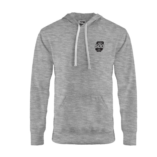 2023 Indianapolis 500 Essential Hoodie in Grey - Front View