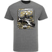 2023 Indianapolis 500 Past Champions T-Shirt in grey, front view