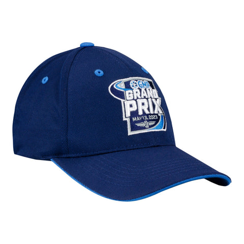 2023 GMR Grand Prix Hat in blue, front view