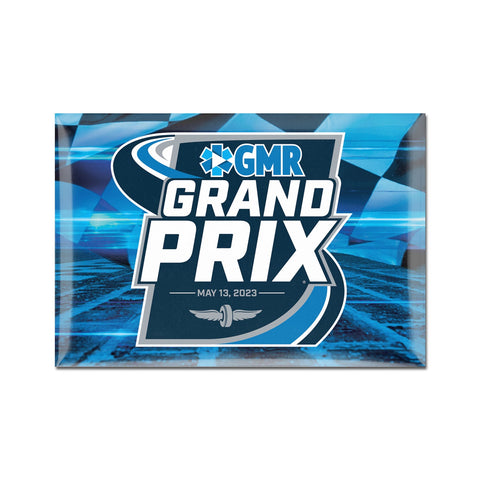 2023 GMR Grand Prix Magnet 2x3 in blue, front view