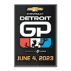 2023 Detroit Grand Prix Magnet in multicolor, front view