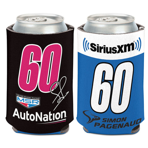 2022 Simon Pagenaud Can Cooler in Black & Blue- Front & Back View