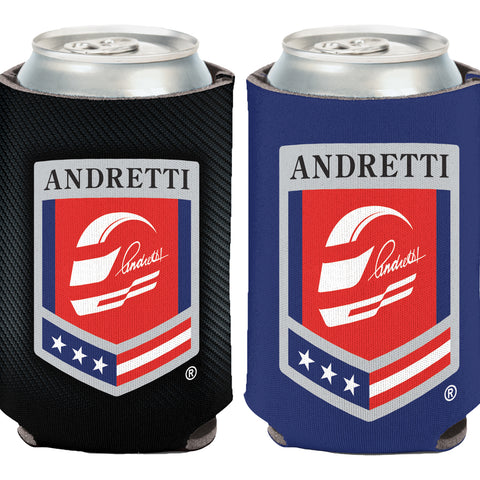 2022 Andretti Can Cooler in Black and Blue - Front and Back View