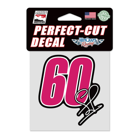 Products 2022 Simon Pagenaud Decal in Pink- Front View