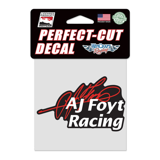 2022 Foyt Coyote Decal in Black- Front View