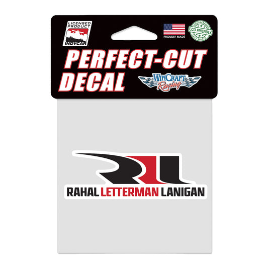 2022 Rahal Letterman Lanigan Decal in Black- Front View