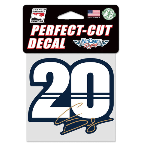 2023 Daly Decal in blue and white, front view