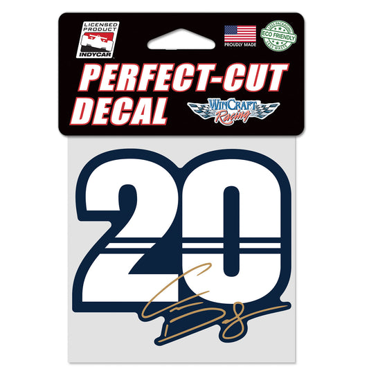 2023 Daly Decal in blue and white, front view