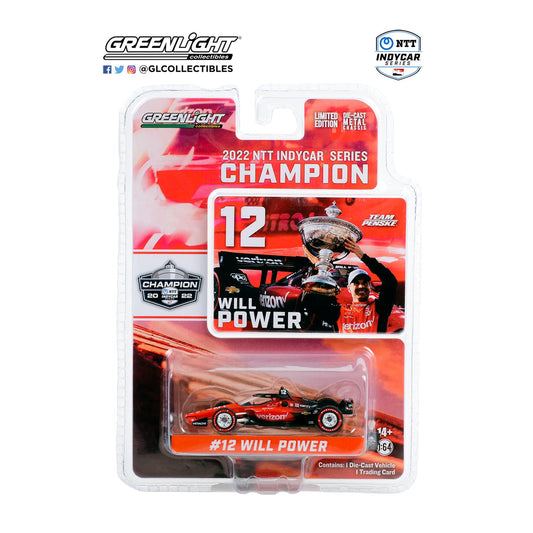 2022 Will Power NTT INDYCAR SERIES Champion 1:64 Diecast in packaging