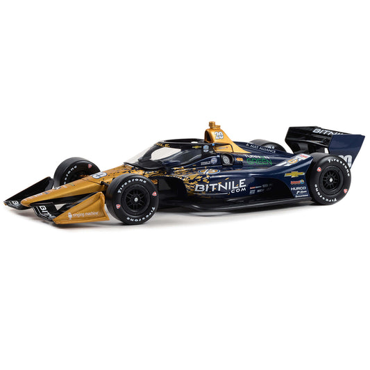 2023 Conor Daly 1:18 Diecast in black, front view