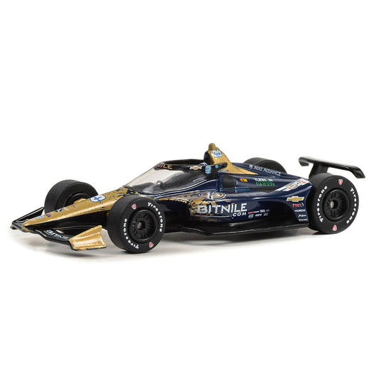 2023 Conor Daly 1:64 Diecast in black and gold, front view