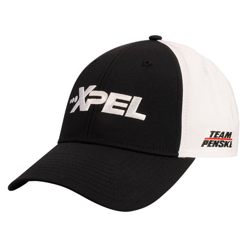 2022 Scott McLaughlin XPEL Mesh Snap Back in Black and White - Front View