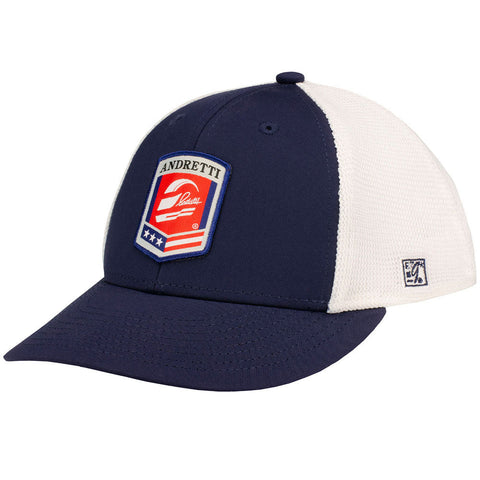 2022 Andretti Flex Hat XS in Navy & White - Left Side View