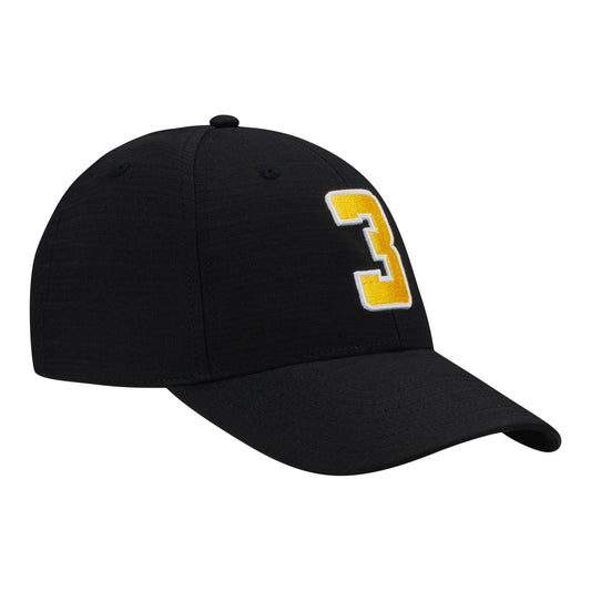 2023 McLaughlin Personal Logo Hat in black, side view
