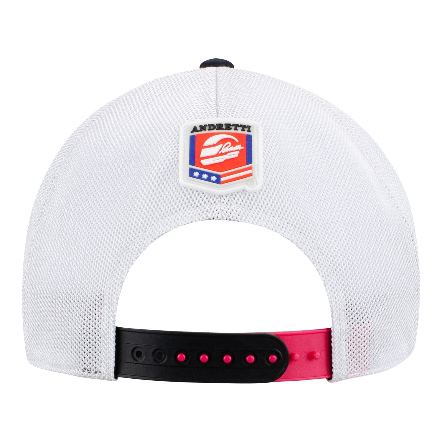 2023 Kyle Kirkwood Autonation Hat in black and white, back view