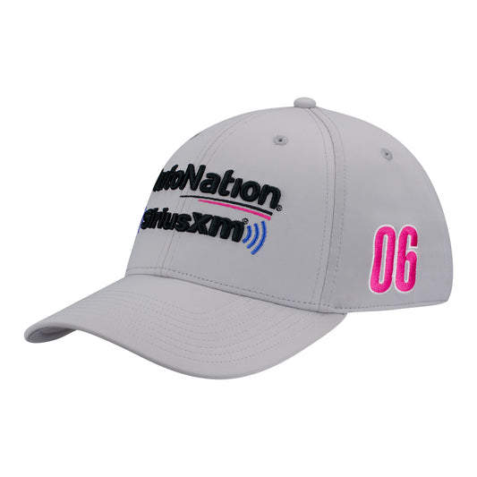 2023 Helio Castroneves Autonation Hat in grey, front view