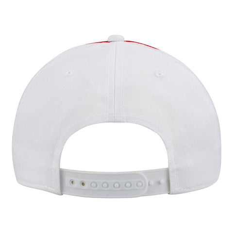 2023 David Malukas Personal Logo Hat in white, back view