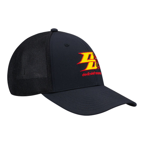 2023 DeFrancesco Personal Logo Hat in black, side view