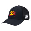 2023 DeFrancesco Personal Logo Hat in black, front view