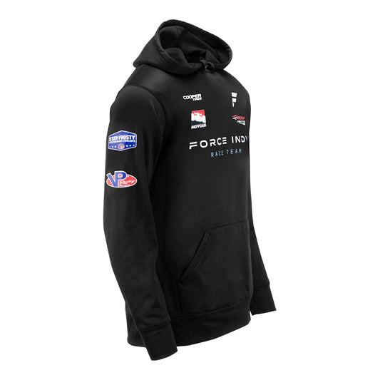 Force Racing Hooded Sweatshirt in Black - Right Side View