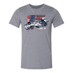 2022 Graham Rahal Car T-shirt in Grey- Front View