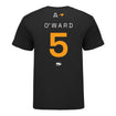 2023 Pato O'Ward Arrow Uniform Shirt in black, back view
