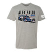 2023 Alex Palou Car Graphic Shirt in grey, front view