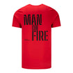 2023 Grosjean Man on Fire Shirt in red, back view