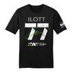 2023 Callum Ilott Number Shirt in black, front view