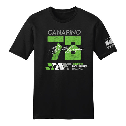 2023 Agustin Canapino Number Shirt in black, front view