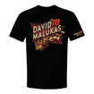 2023 David Malukas Car Graphic Shirt in black, front view