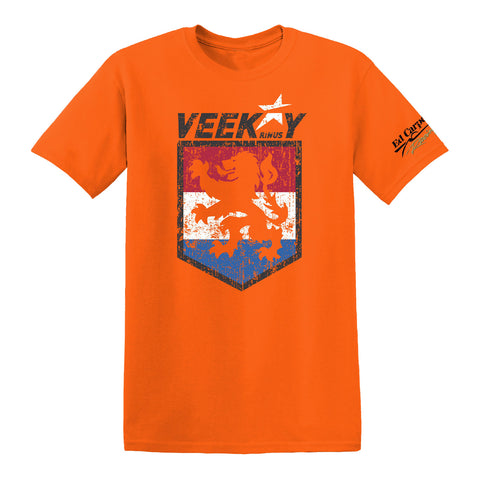 2023 Rinus Veekay Dutch Shirt in orange, front view