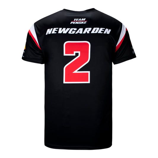 2023 Josef Newgarden Jersey in black, back view