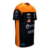 2023 Rosenqvist Men's Jersey in black and orange, side view